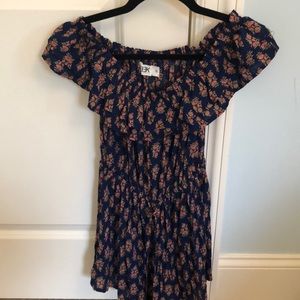 SEEK off the shoulder romper